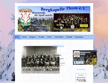 Tablet Screenshot of bergkapelle-thum.de